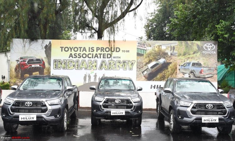Boosting India's Military Mobility: Indian Army Takes Delivery of Initial Batch of Toyota Hilux